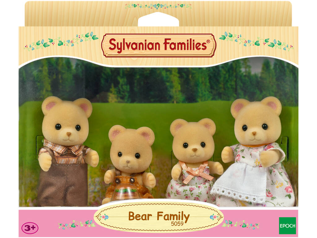 Sylvanian Families Família Ursos Pardos Epoch Para Imaginar 5059