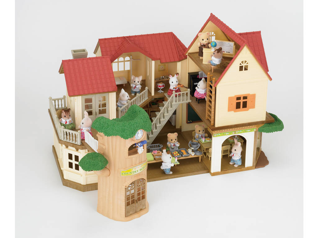 Sylvanian Families Escuela Árbol Country Epoch Para Imaginar 5105
