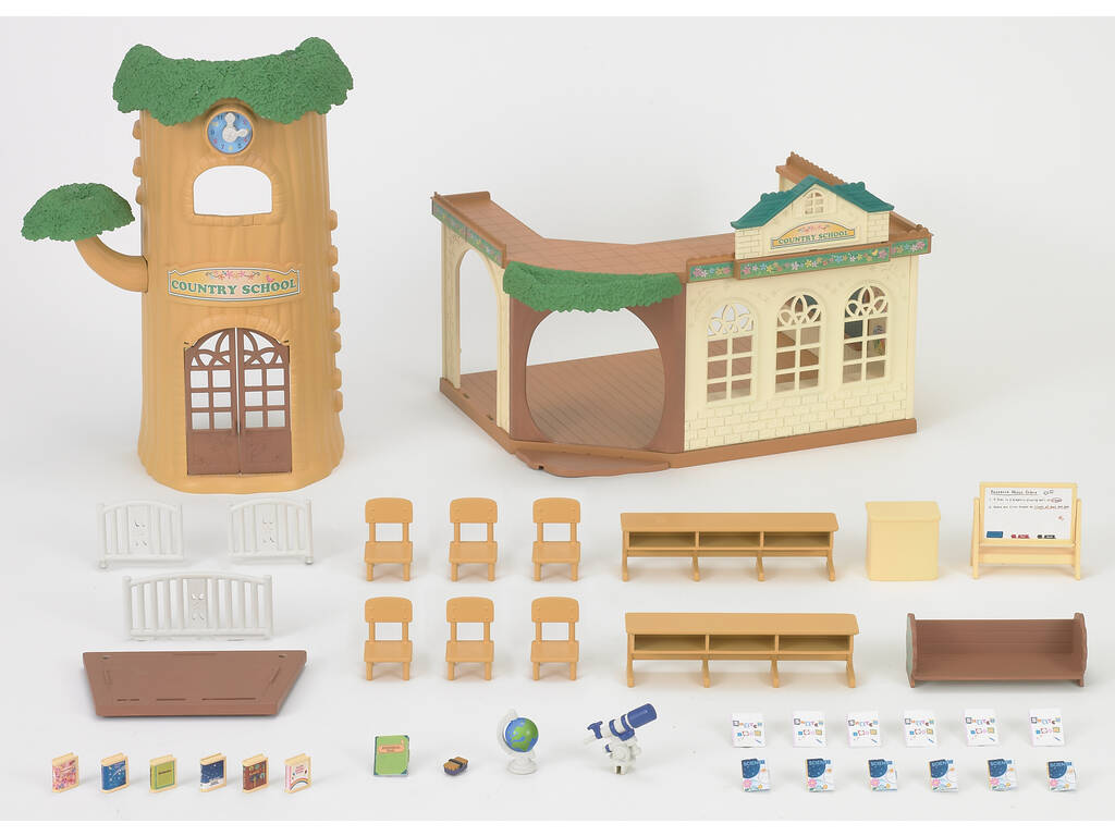 Sylvanian Families Escuela Árbol Country Epoch Para Imaginar 5105