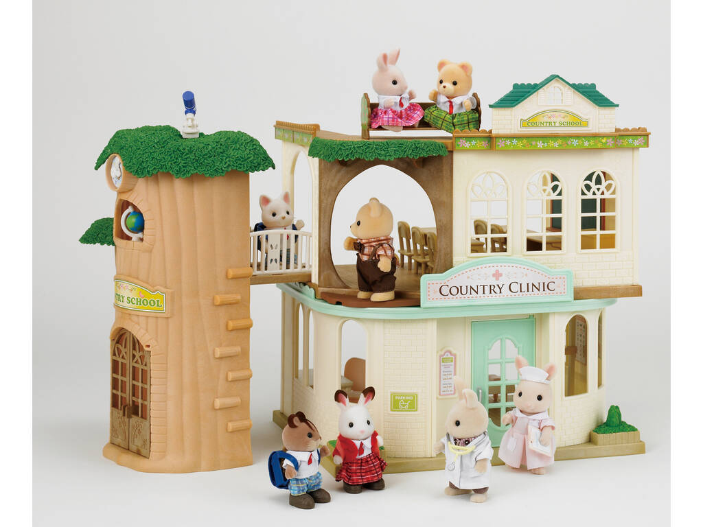 Sylvanian Families Escuela Árbol Country Epoch Para Imaginar 5105