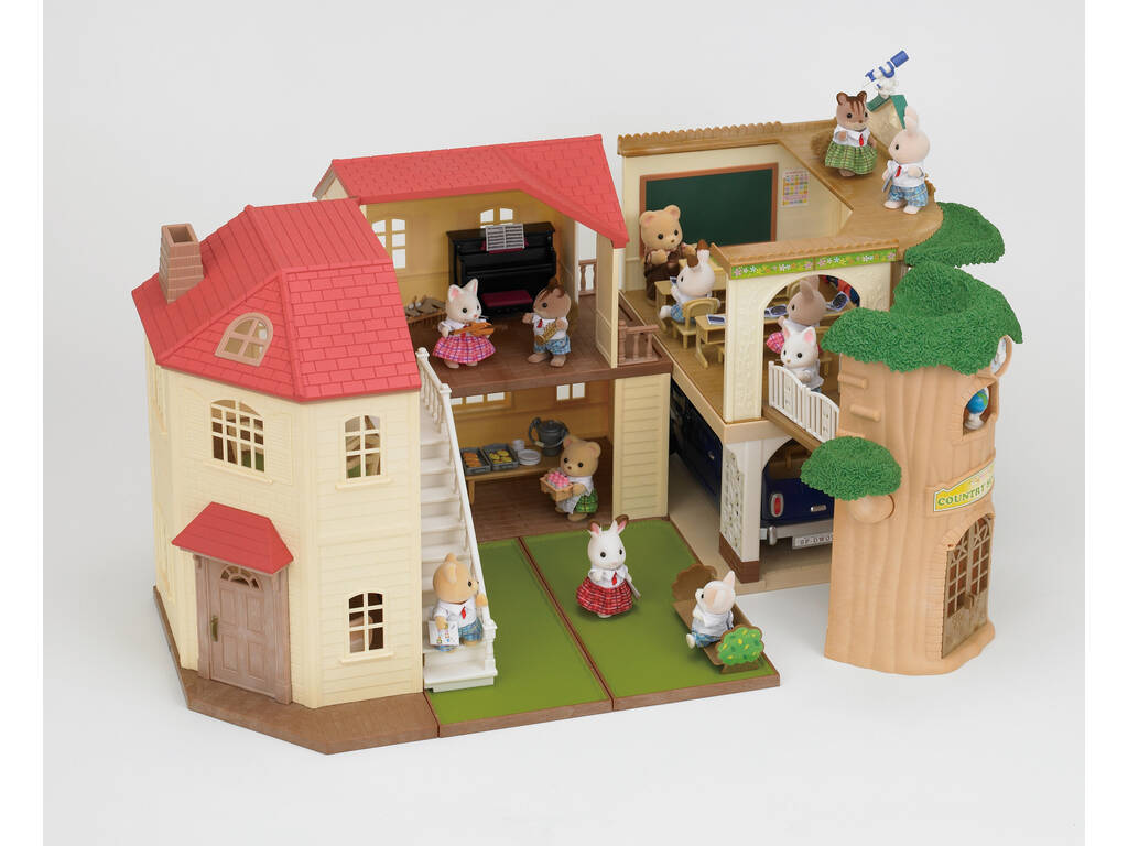 Sylvanian Families Escuela Árbol Country Epoch Para Imaginar 5105