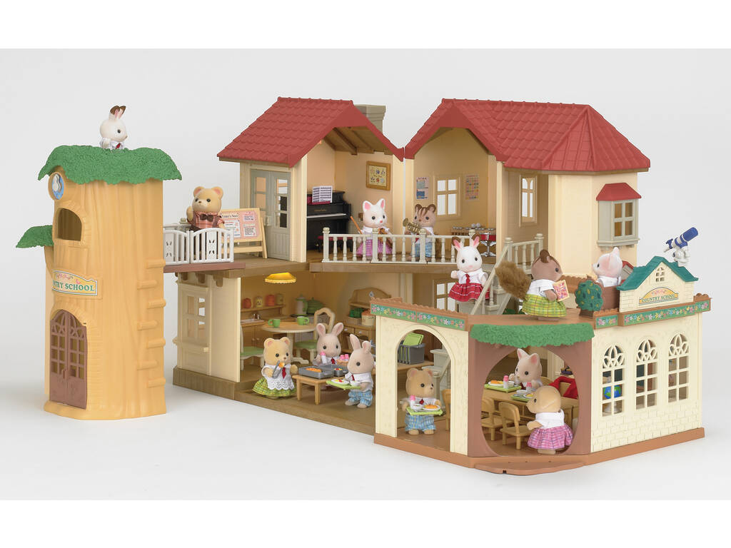 Sylvanian Families Escuela Árbol Country Epoch Para Imaginar 5105