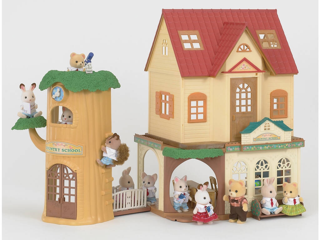 Sylvanian Families Escuela Árbol Country Epoch Para Imaginar 5105