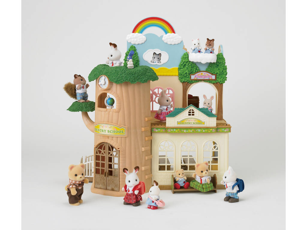 Sylvanian Families Escuela Árbol Country Epoch Para Imaginar 5105