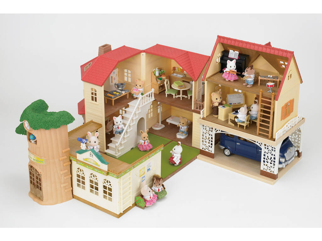Sylvanian Families Escuela Árbol Country Epoch Para Imaginar 5105