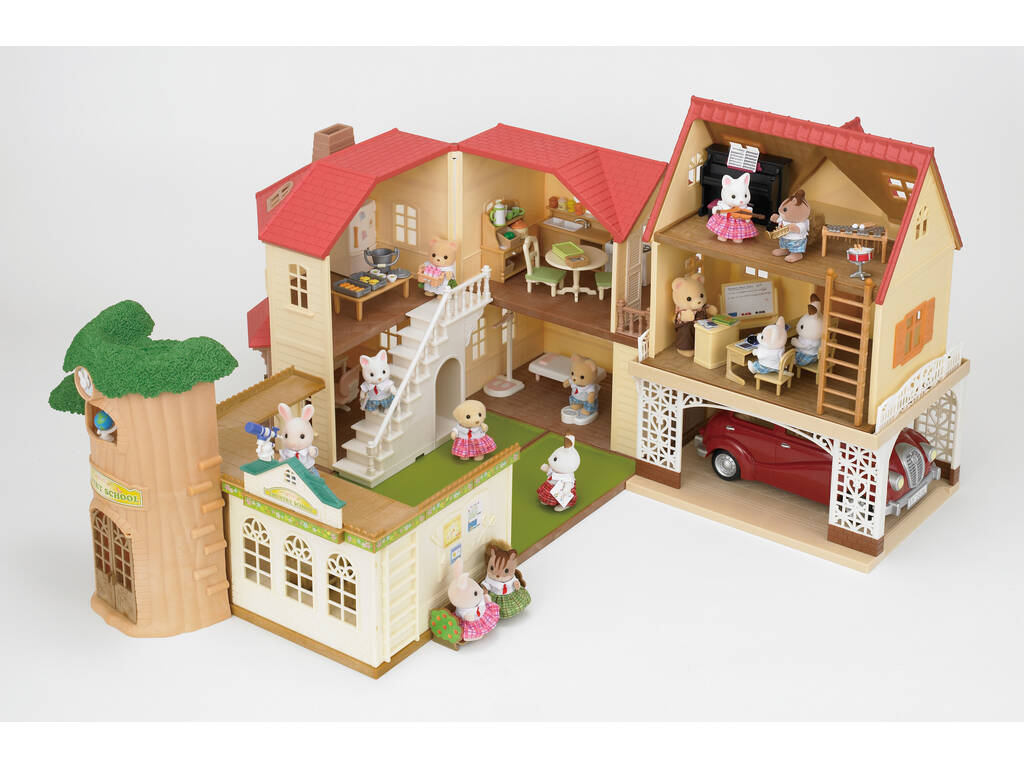 Sylvanian Families Escuela Árbol Country Epoch Para Imaginar 5105