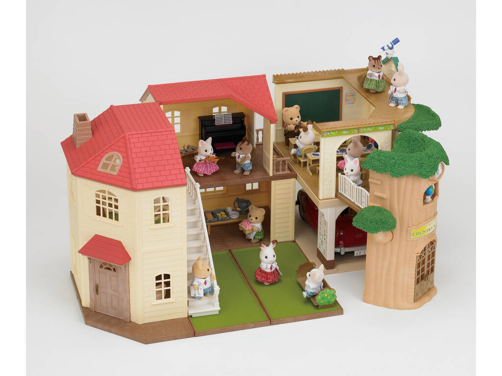Sylvanian Families Escuela Árbol Country Epoch Para Imaginar 5105