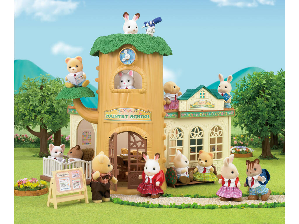 Sylvanian Families Escuela Árbol Country Epoch Para Imaginar 5105