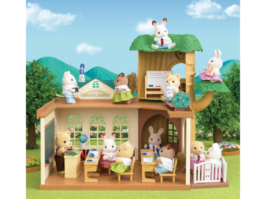 Sylvanian Families Escuela Árbol Country Epoch Para Imaginar 5105