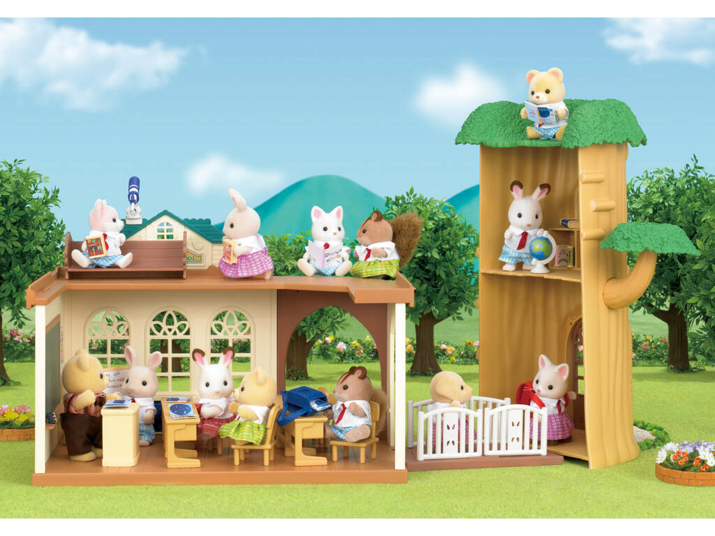 Sylvanian Families Escuela Árbol Country Epoch Para Imaginar 5105