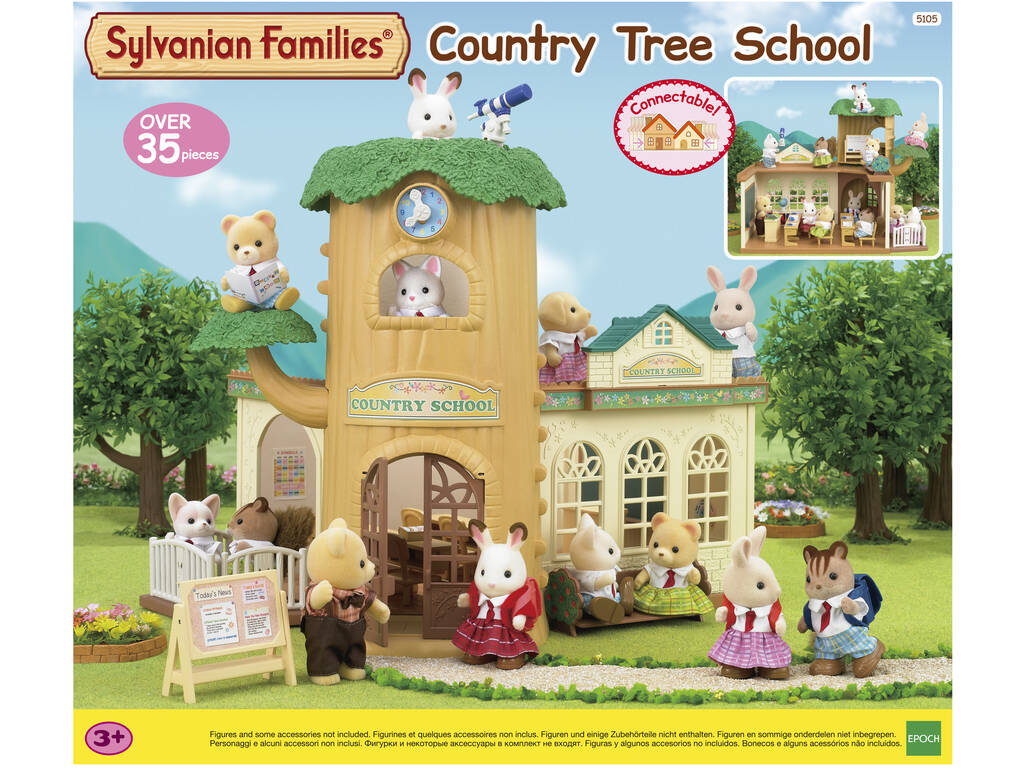 Sylvanian Families Escuela Árbol Country Epoch Para Imaginar 5105
