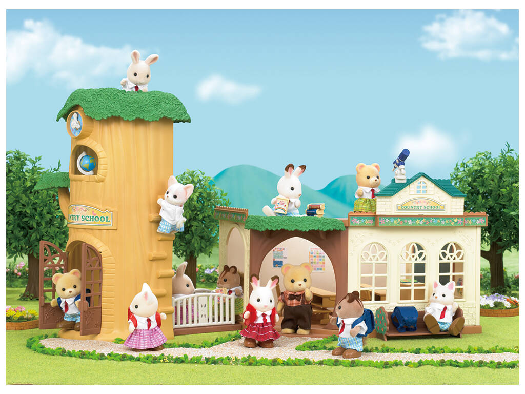 Sylvanian Families Escuela Árbol Country Epoch Para Imaginar 5105