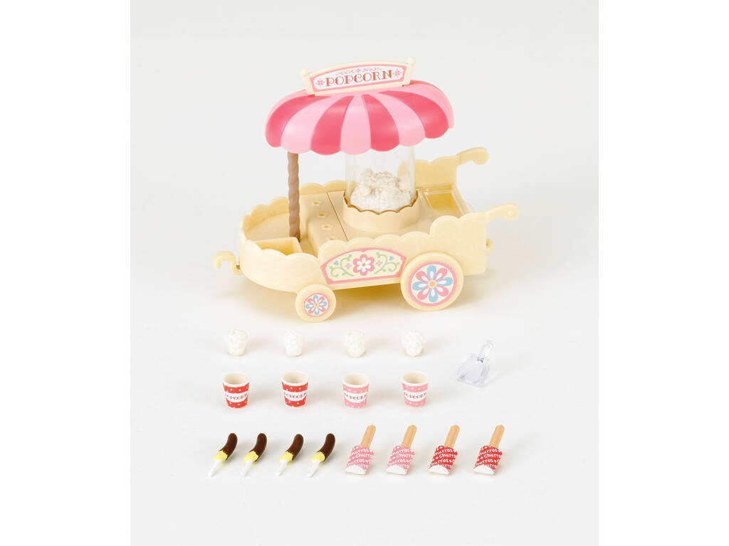 Sylvanian Families Marchand de Pop Corn Epoch Pour Imaginer 4610