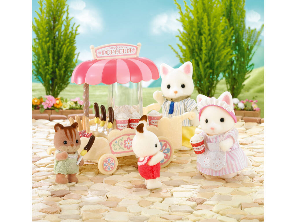 Sylvanian Families Marchand de Pop Corn Epoch Pour Imaginer 4610