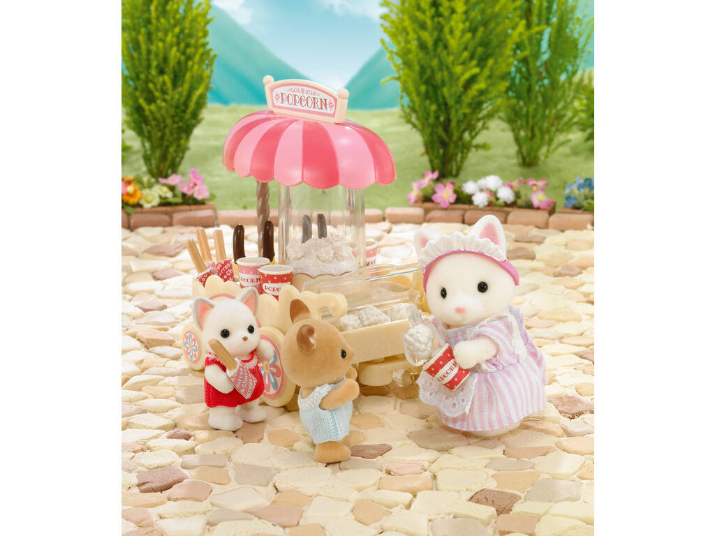Sylvanian Families Marchand de Pop Corn Epoch Pour Imaginer 4610