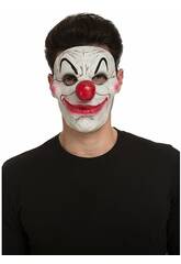 Zubehr Kostm: Dunkle Clown Maske 18x17x11cm