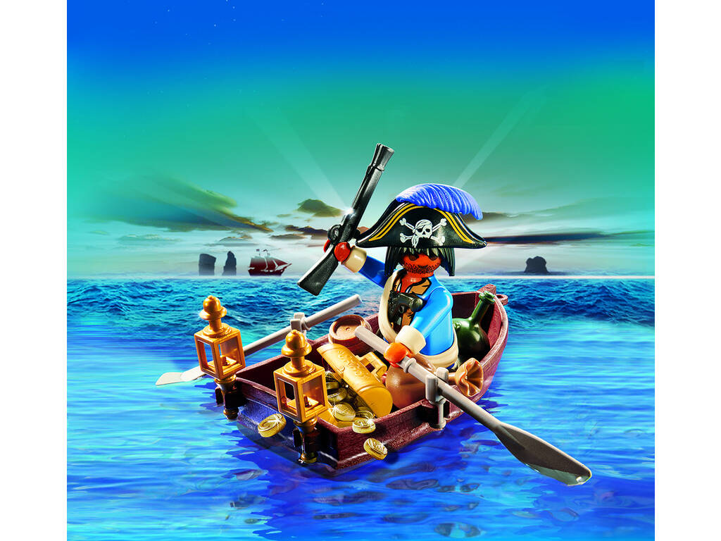 Playmobil Pirata com Barco 4942