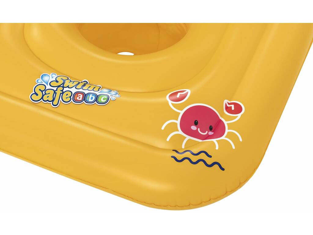 Bouée avec Siège Carrée Bébé 76x76 Cm. Swin Safe Bestway 32050 