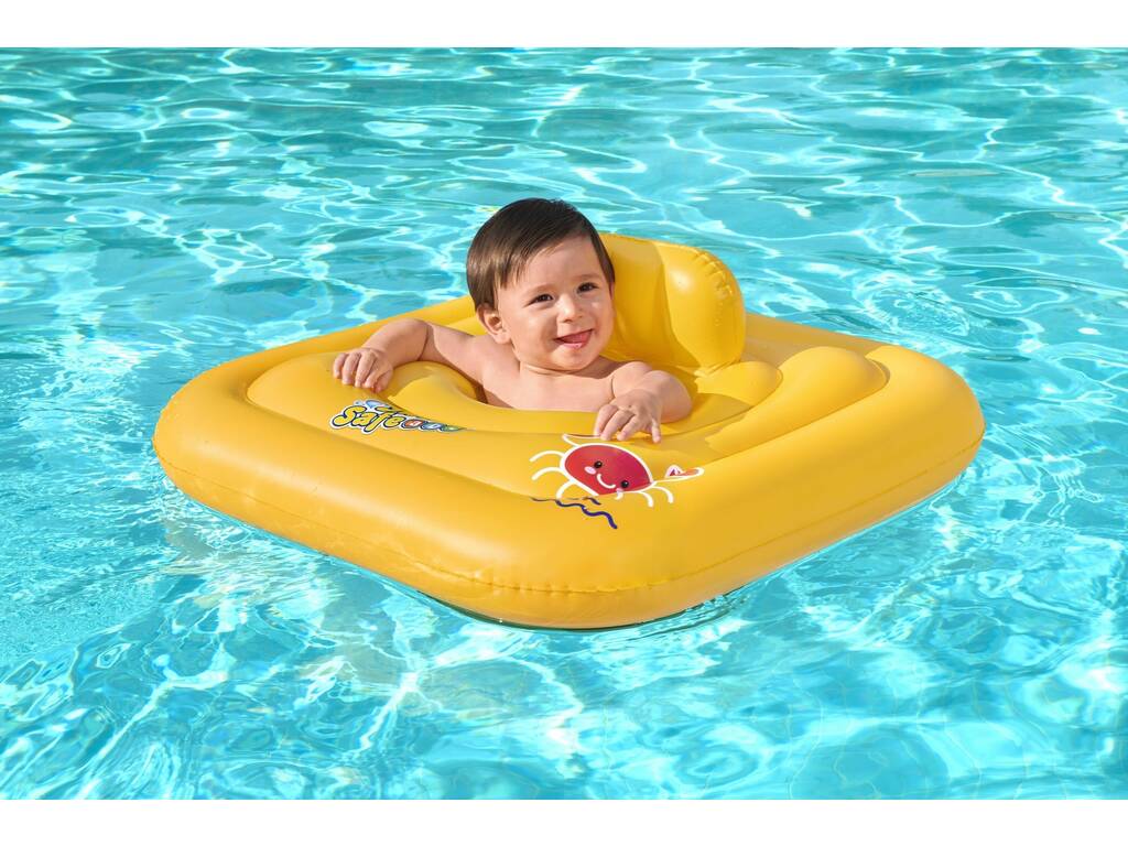 Bouée avec Siège Carrée Bébé 76x76 Cm. Swin Safe Bestway 32050 