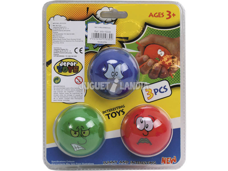3 Kugel 6 cm. Antistress