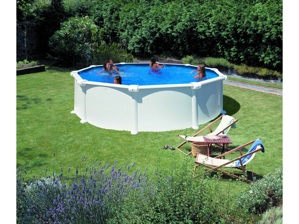 Piscina Circular Atlantis 350x132 Cm Gre KITPR358