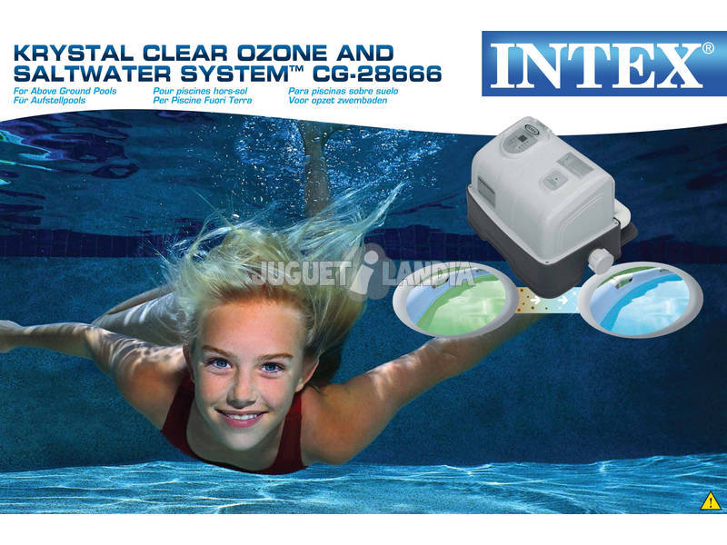 Chlorateur Salin Krystal Clear Ozone Intex 28666 - imagen 3