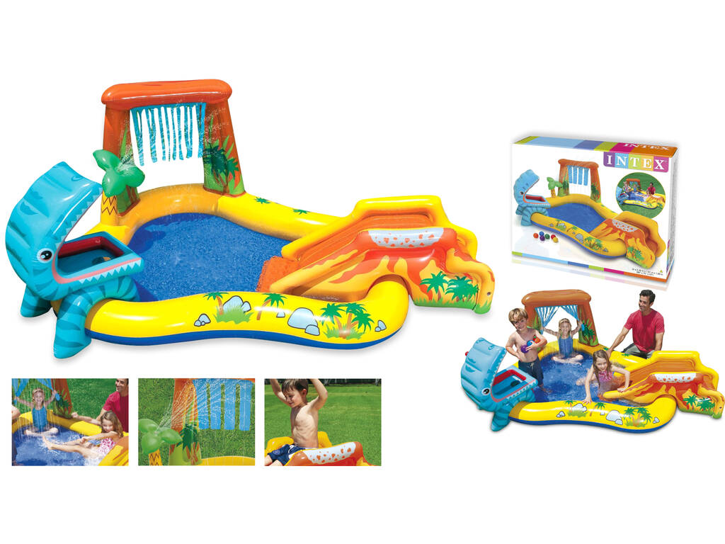 Centro de Jogos Dinossauros 249x191x109 Cm. Intex 57444NP