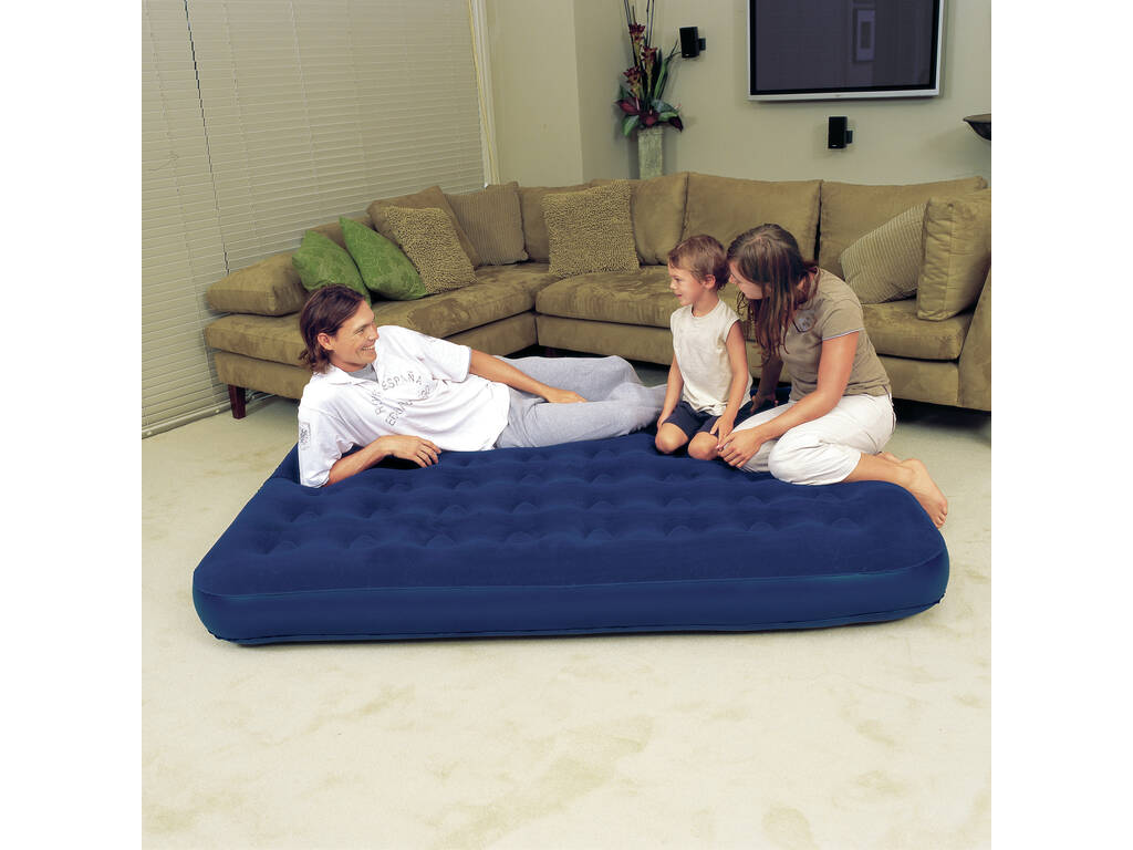 Materasso Gonfiabile Floccato 203x152x22 cm Bestway 67003