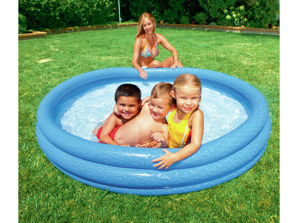 Piscina gonfiabile 3 anelli 183x33 cm Bestway 51027