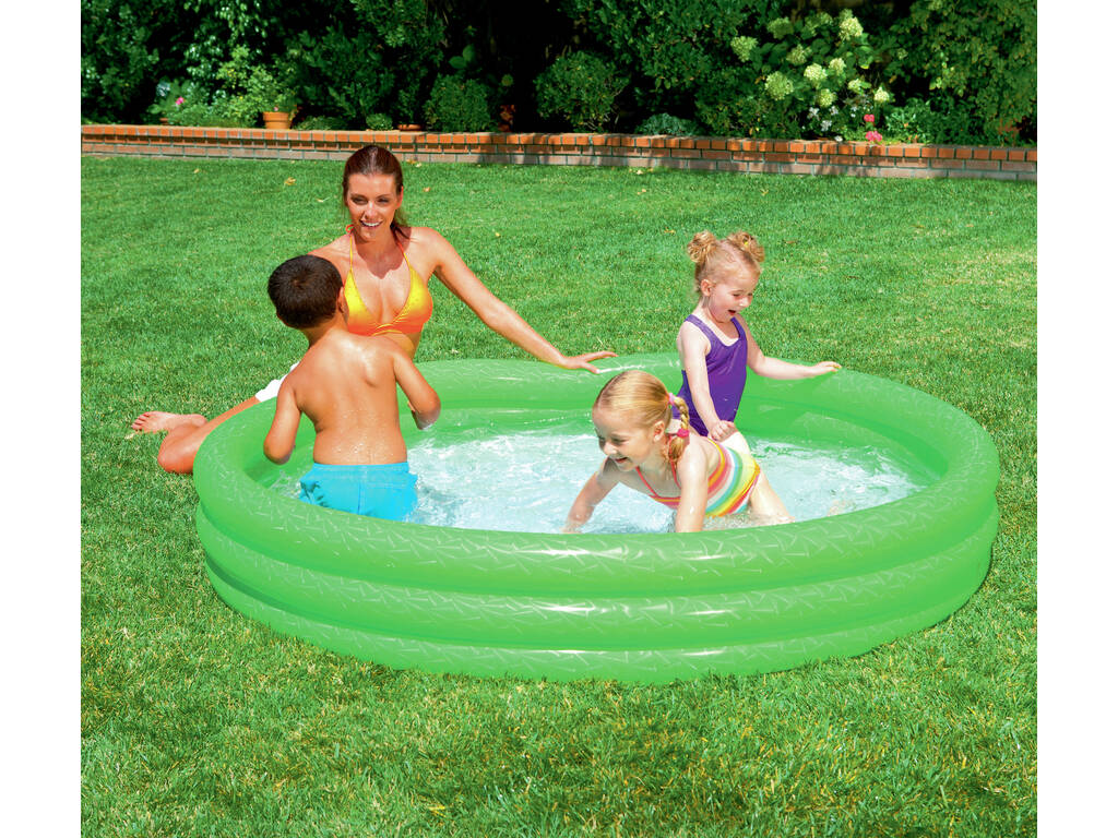 Piscina gonfiabile 3 anelli 183x33 cm Bestway 51027