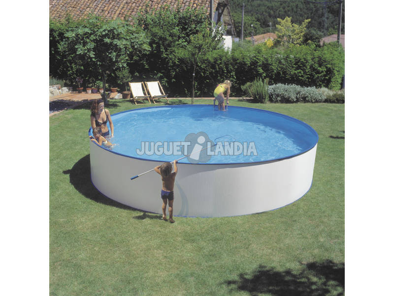 Piscina Redonda Chapa 450x90 Cm. Gre Kitpr450pro