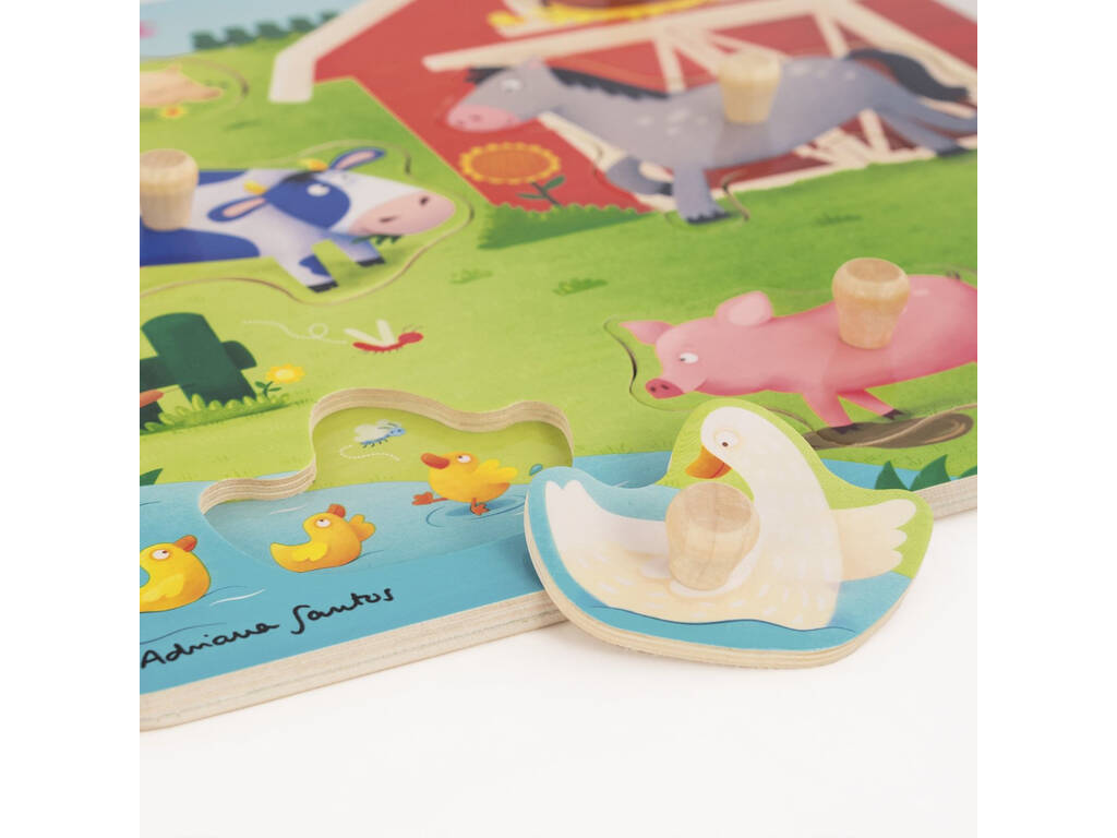Goula Puzzle di Mamme e Bambini Fattoria