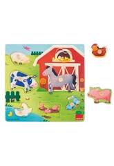 Puzzle Mamans et Bébés Ferme Diset 53040