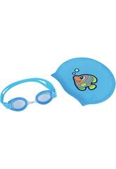 Set Natation: Bonnet, Lunettes et Housse