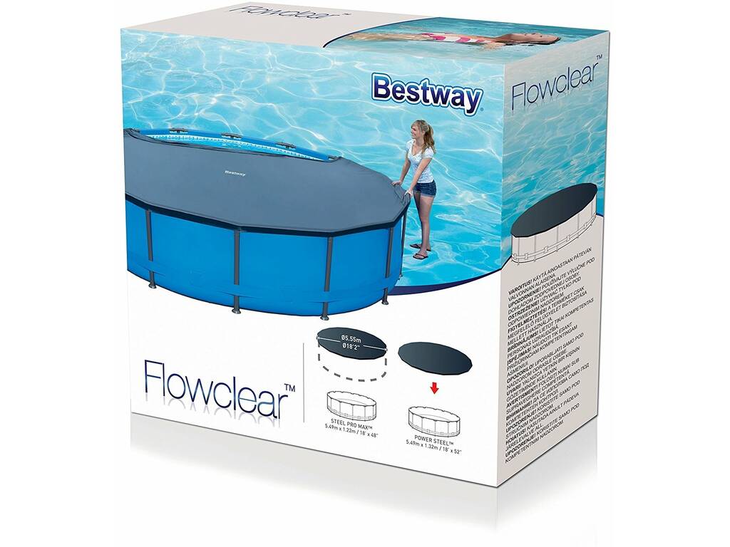 Bâche pour Piscine de 549 cm Bestway 58039 