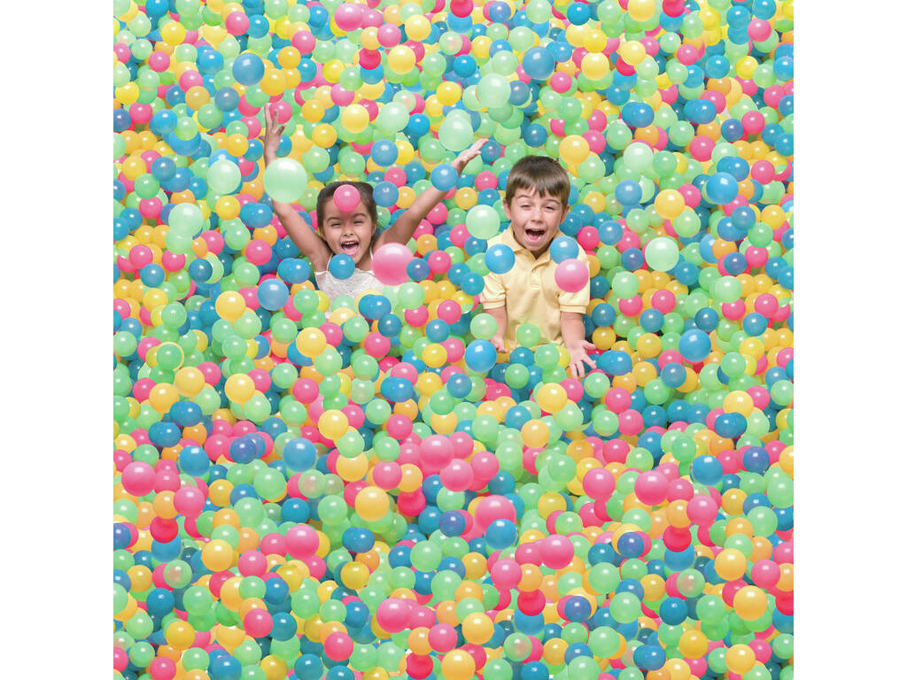 100 Palline di plastica colori assortiti Bestway 52027