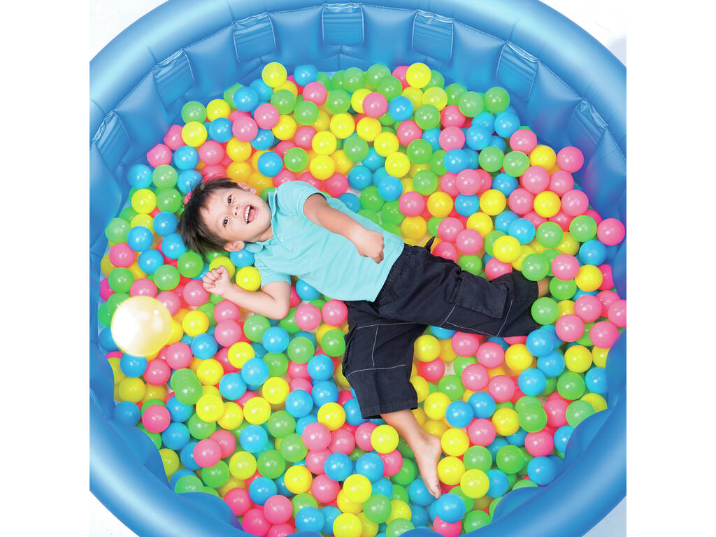 100 Palline di plastica colori assortiti Bestway 52027