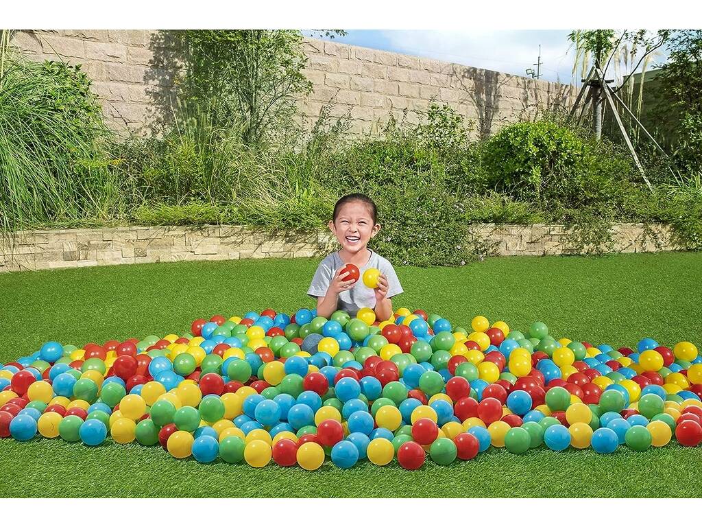 100 Palline di plastica colori assortiti Bestway 52027
