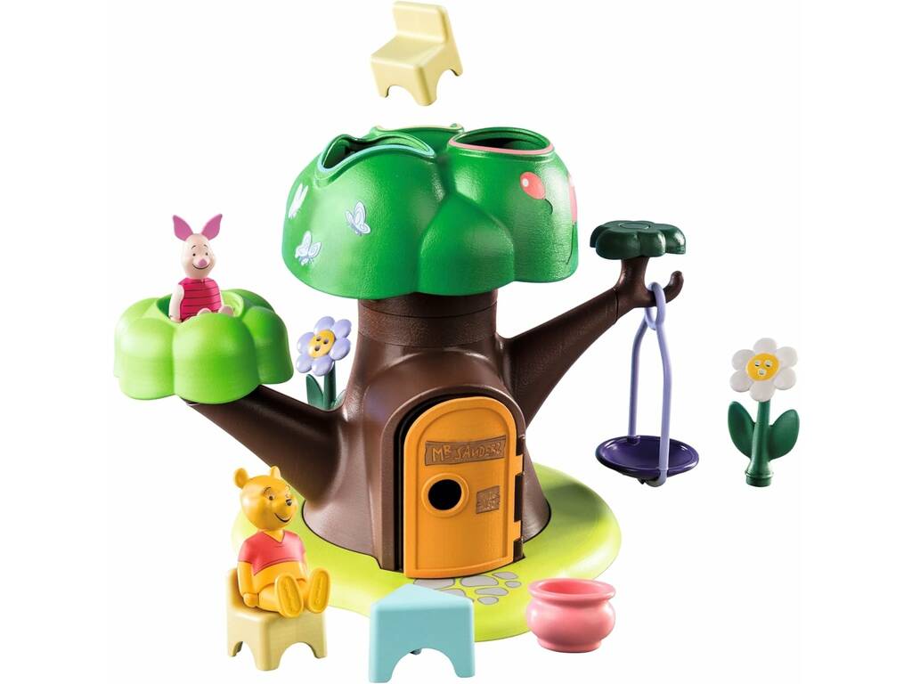 Playmobil 1,2,3 Disney Winnie The Pooh e Piglet Casa sull'albero di Playmobil 71316