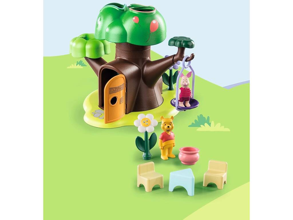 Playmobil 1,2,3 Disney Winnie The Pooh e Piglet Casa sull'albero di Playmobil 71316
