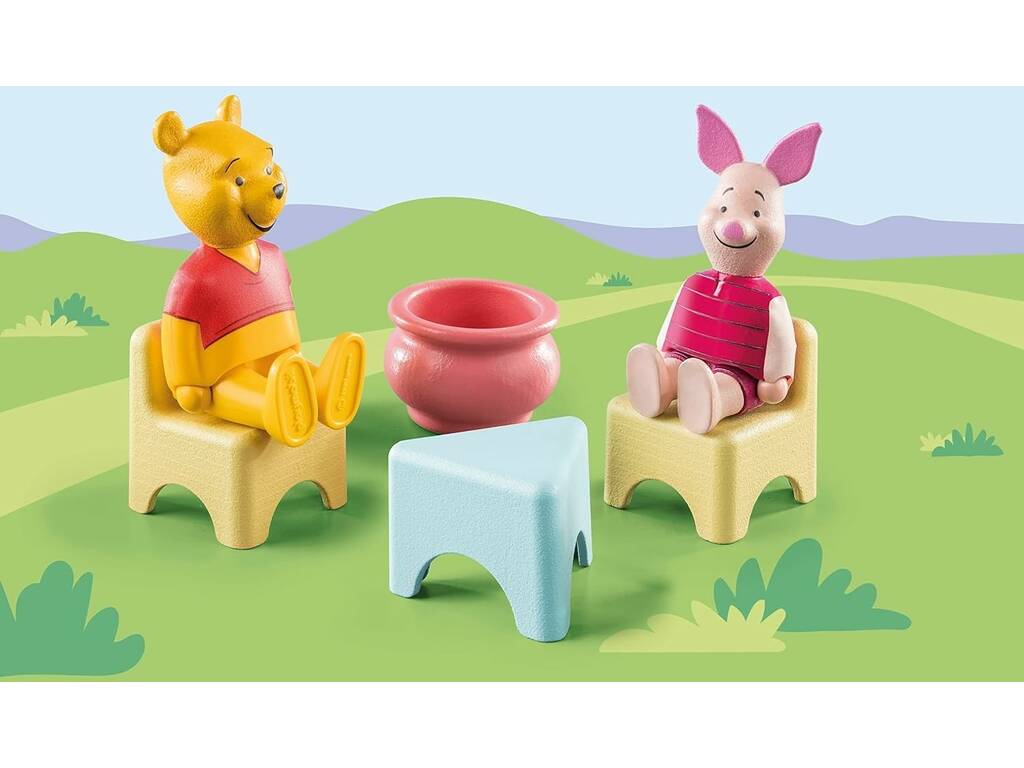 Playmobil 1,2,3 Disney Winnie The Pooh e Piglet Casa sull'albero di Playmobil 71316