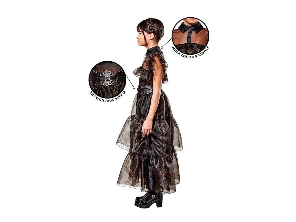 Disfraz Niña Wednesday Raven´s Deluxe T-L Rubies 1000886-L