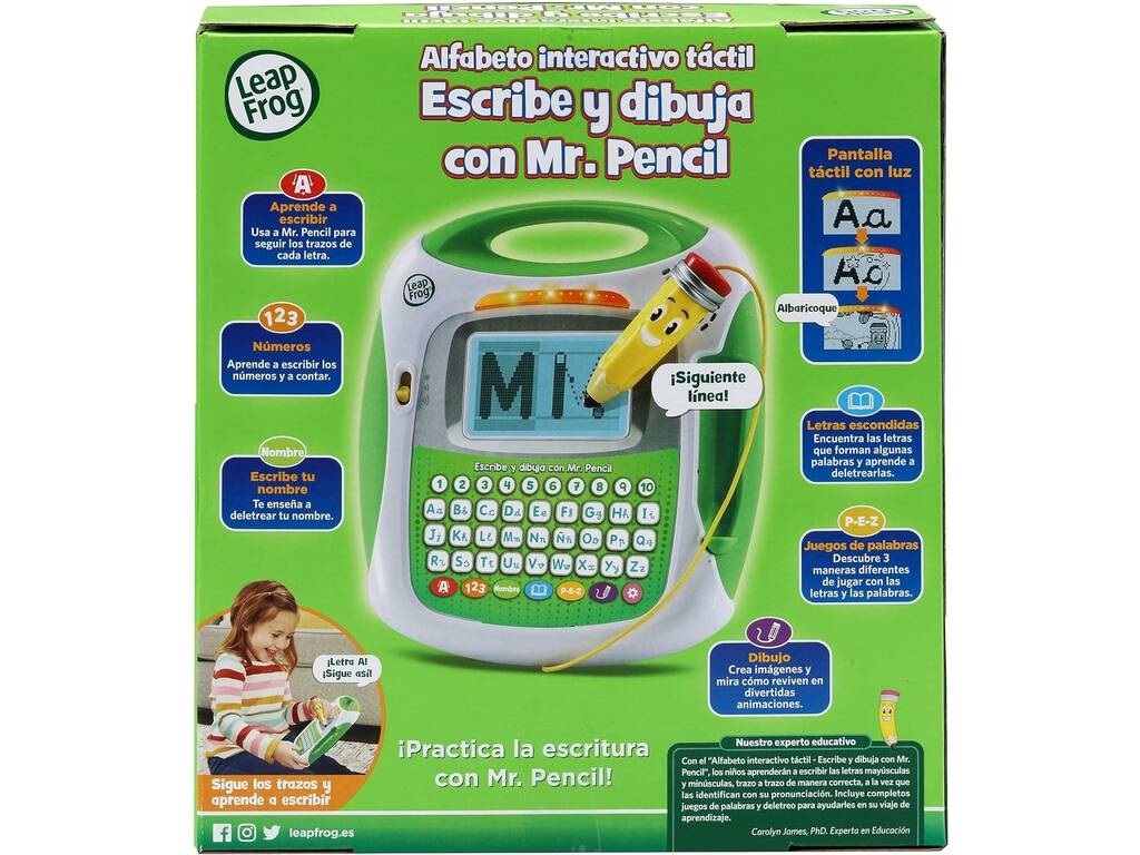Crayon Leap Frog Interactive Touch Alphabet Write & Draw Vtech 80-617022