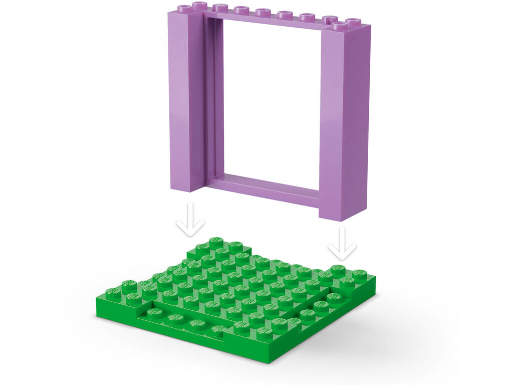 Lego La casa delle bambole di Gabby Montagna di dolci e giardino dei gattini