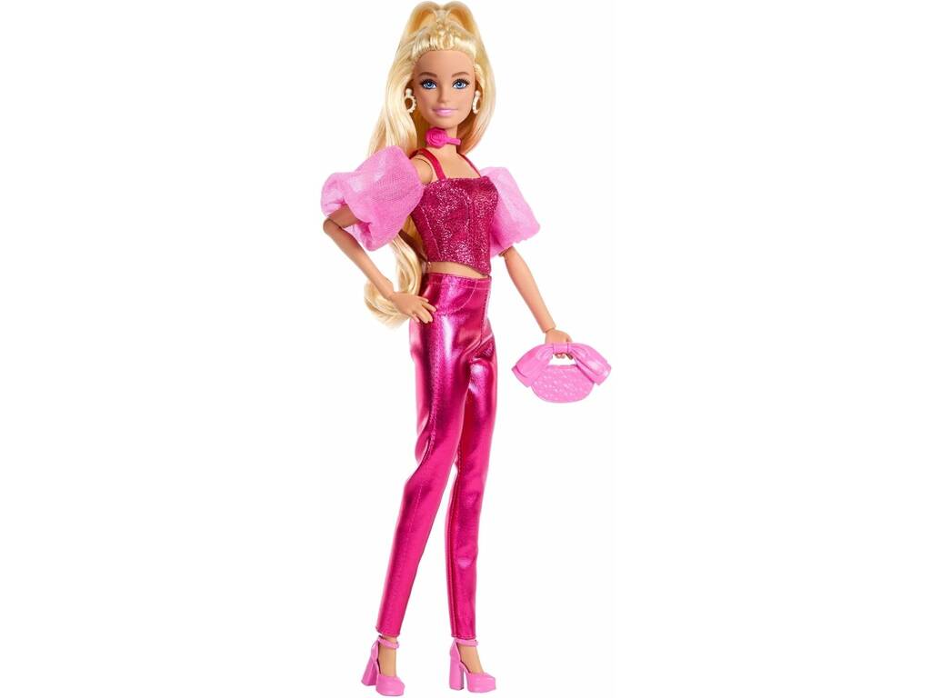 Barbie Deluxe Style Bambola Conjunto Rosa Brillante
