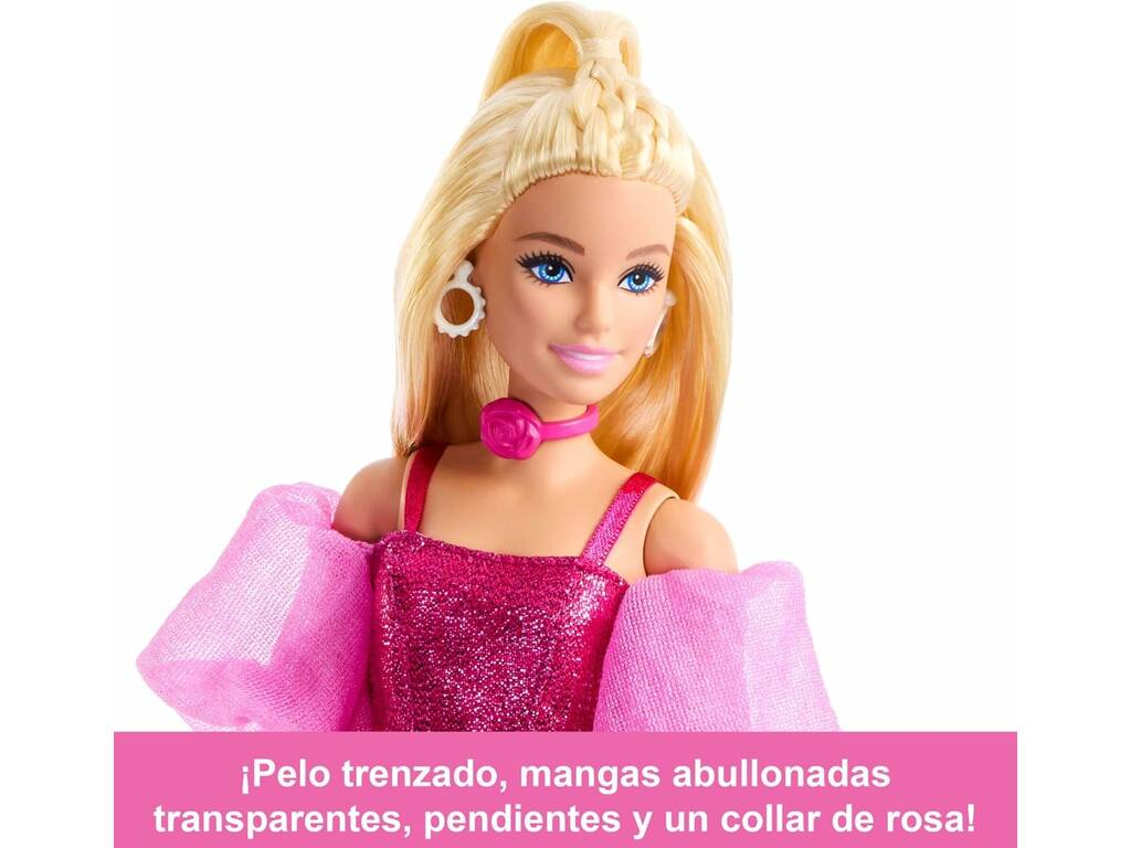 Barbie Deluxe Style Bambola Conjunto Rosa Brillante
