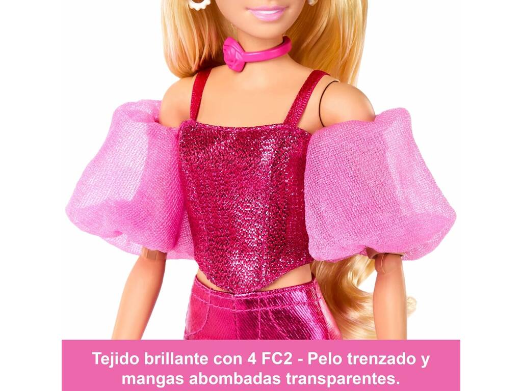 Barbie Deluxe Style Bambola Conjunto Rosa Brillante