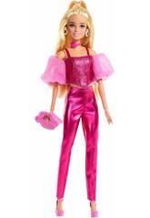 Barbie Deluxe Style Bambola Conjunto Rosa Brillante