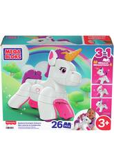 MegaBloks Licorne Construis et amuse-toi 3 en 1 de 26 pièces