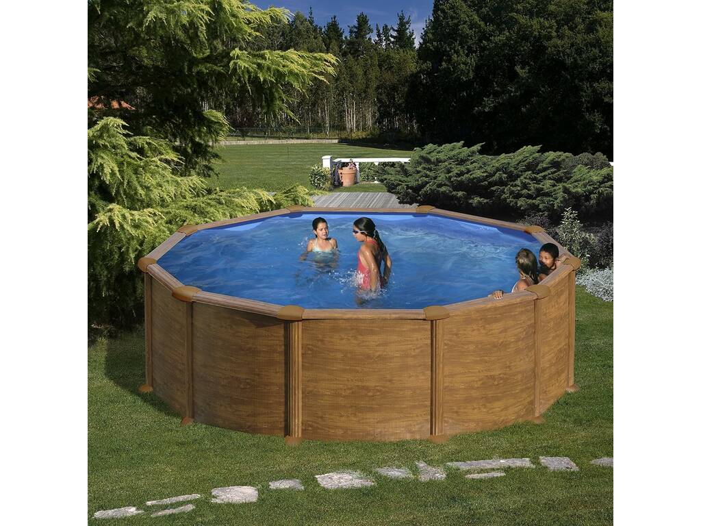 Piscina Gre Pacific Imitazione Legno 460x120 cm Gre KIT460W